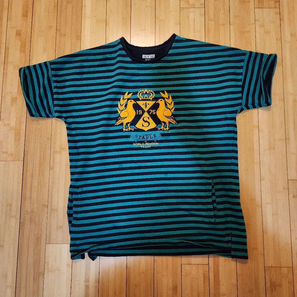 STAPLE STRIPE BLOCK T-SHIRT SIZE 2XL